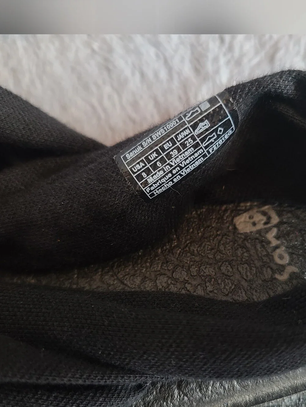 Women's size 8 Sanuk black Yoga Sling 2 sandals SWS10001 knit straps
